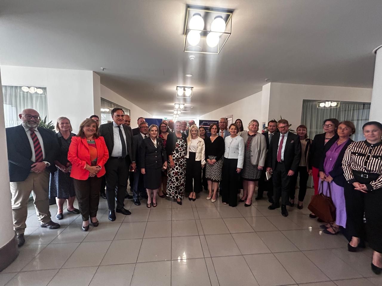 Embassy's first EU HoMs Lunch 