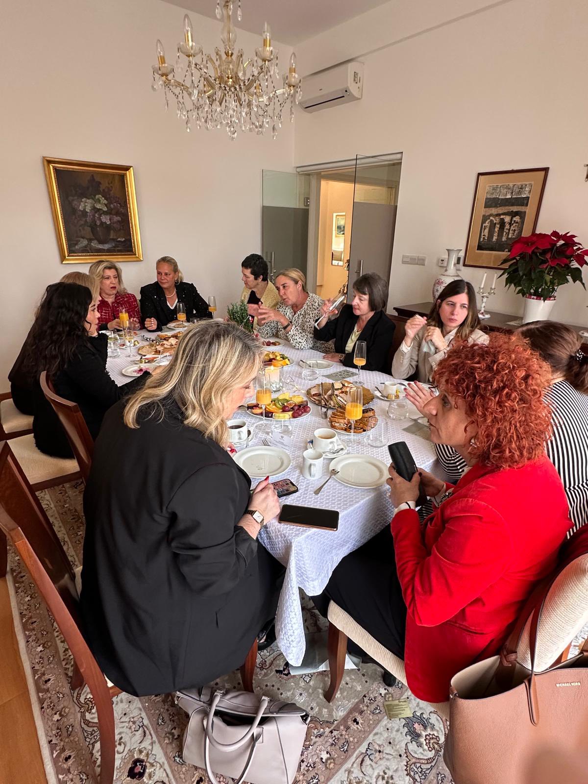 Festive Breakfast for Female Ambassadors at the Ambassador’s Residence