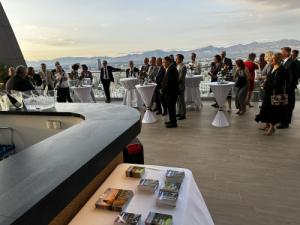 Wine tasting at the Embassy