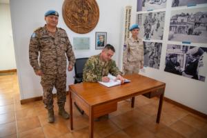 Colonel General Gábor Böröndi visits UNFICYP